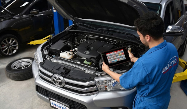 Hilux en servicio